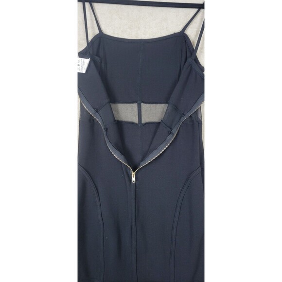 K Too Women's Sleeveless Dress Black Mesh Panels Size Small Zipper Back - Picture 8 of 11